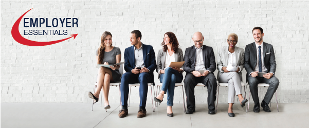 diverse group of Professionals sitting in a row 