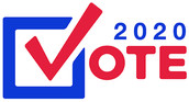 Decorative 2020 Vote graphic