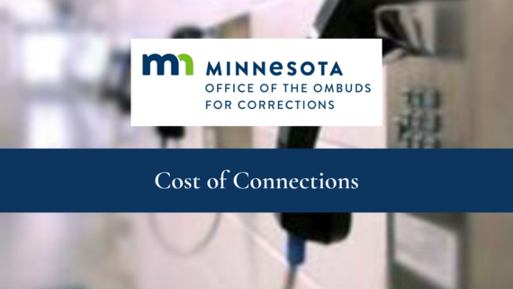 OBFC Cost of Connections Report text over picture of phones on a cement wall 