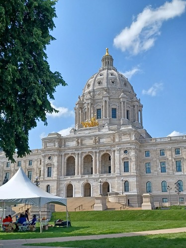 Minnesota State Capitol during the ANIKA Foundation's Juneteenth Celebration