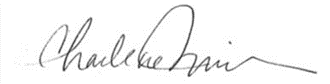 Signature of Charlene Briner