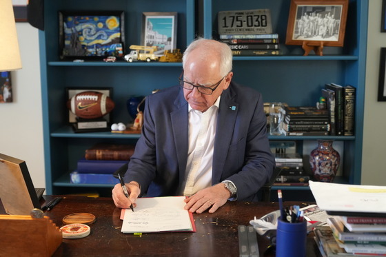 Gov Walz signing bill