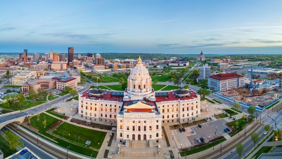 Capitol building in St. Paul