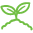 green icon of a seedling in the dirt