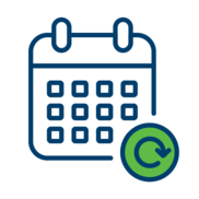 Annual renewal icon