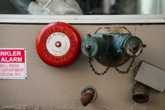 Water hose attachment for firefighters