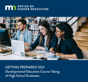 OHE Report Cover of Getting Prepared 2021 - Developmental Education Course-Taking of High School Graduates