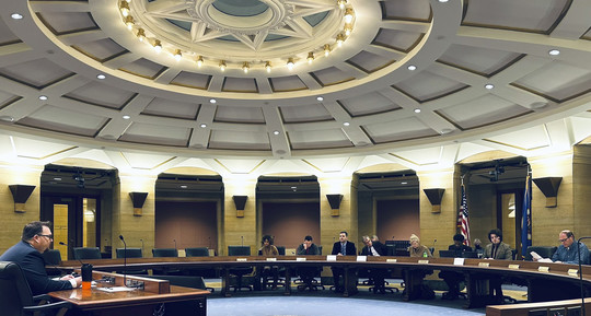 Commissioner Olson at the Minnesota Senate Higher Education Committee meeting on Jan. 24