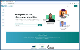 TeachMN.org screenshot.