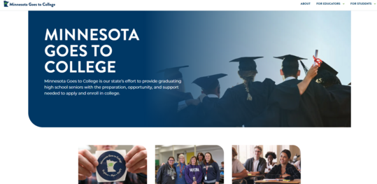 mn goes to college site