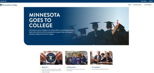 mn goes to college site