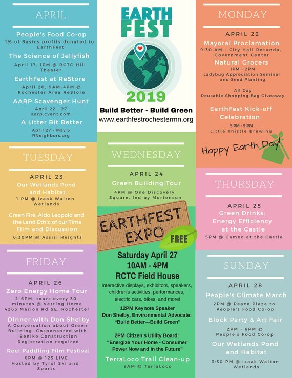 EarthFest Schedule