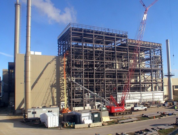 Olmsted Waste-to-Energy Facility Unit 3 under construction
