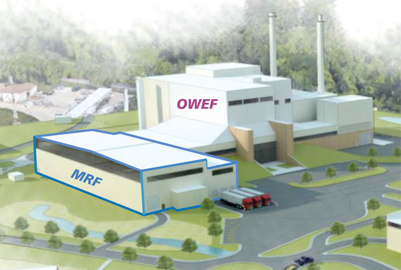 Materials recovery facility and Olmsted Waste-to-Energy Facility Rendering