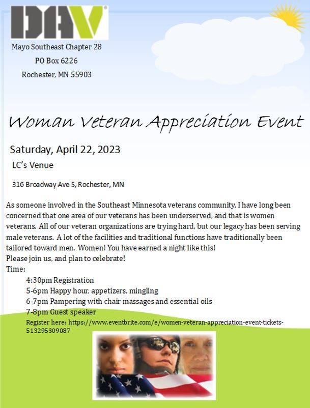 Women Vet Appreciation