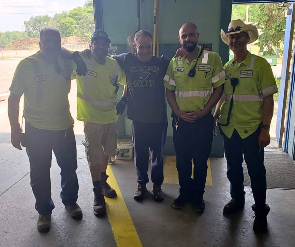 Recycling Center Staff With Ryan Zimmer