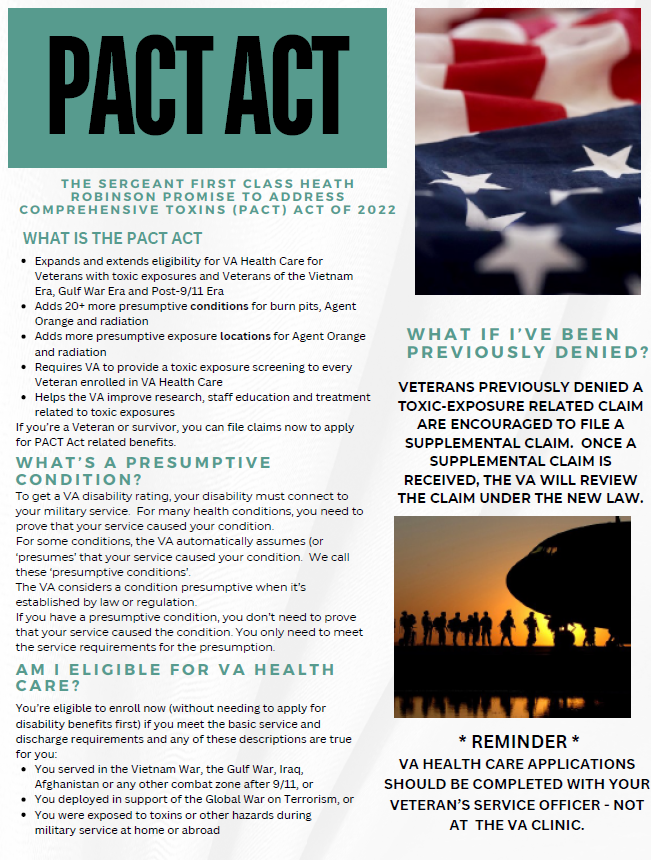 PACT Act Flyer