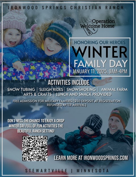 Ironwood Springs Winter Family Day Flyer