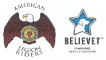 Logos for American Legion Riders and Believet