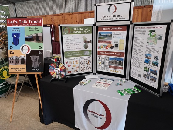 Department booth at the 2025 Olmsted County Fair