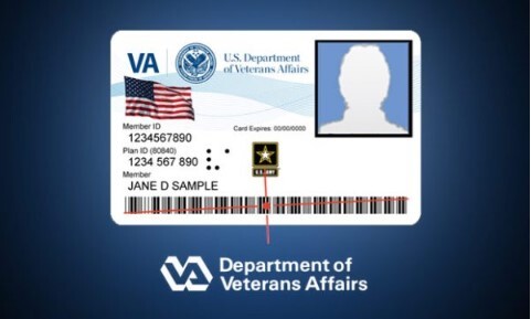 Picture of VA Healthcare Identification Card