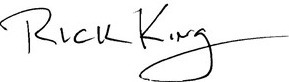 rick king signature