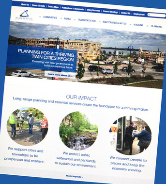 New Council homepage.