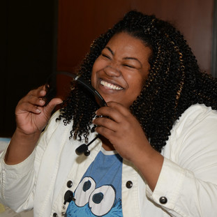 Tonisha Farmer at work