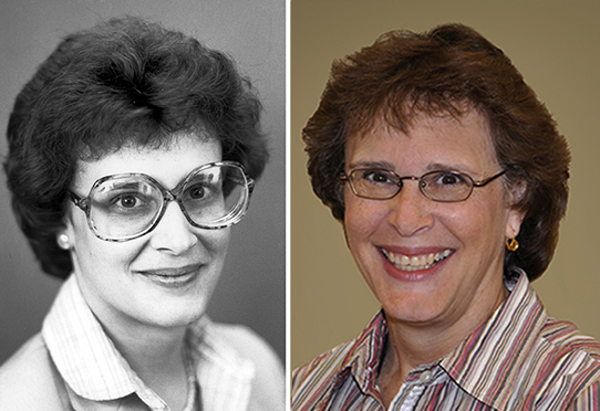Deb Conley then and now