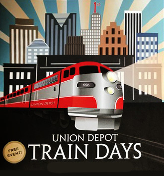 Union Depot Train Days graphic