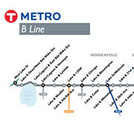 Excerpt of B Line corridor map