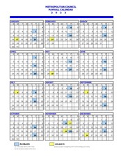 2022 payroll calendar