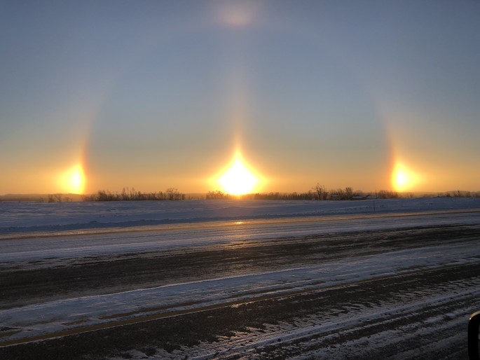 Photo of sun dog