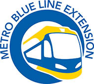 METRO Blue Line Extension logo