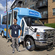 Micro bus and driver