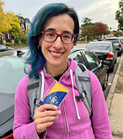 Residential pass holder Sarah Cohen