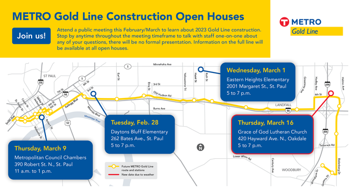 Image of open houses dates, times and locations