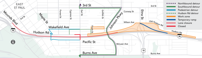 East St. Paul Highlights Map