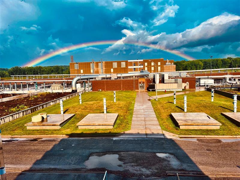 Rainbow over Metro Plant