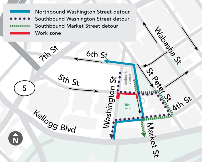 20230810_Gold-Line_Construction-map_Rice-Park-Station-closure