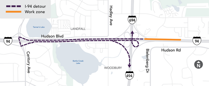 20230817_Gold Line_Construction Map_I-94-closure-detour