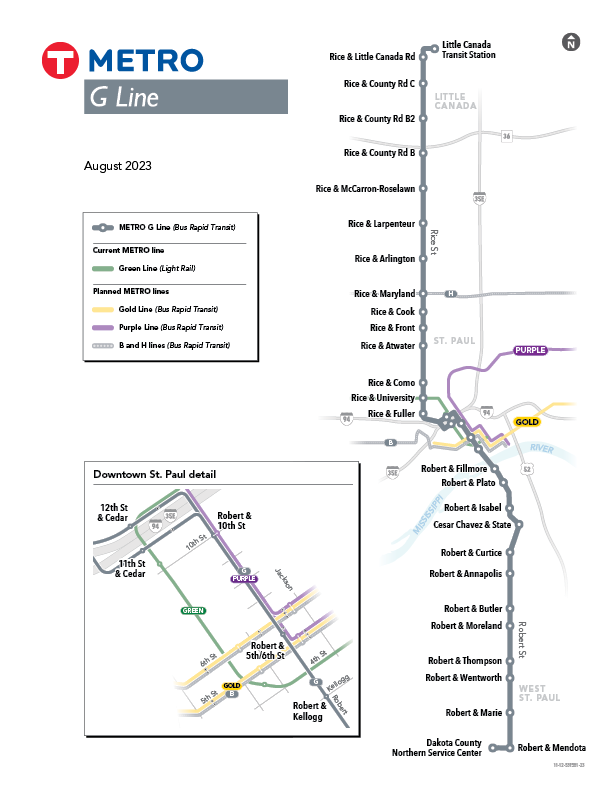 G Line Map