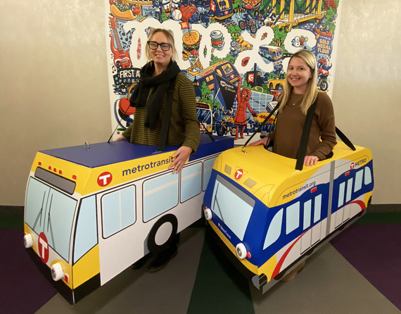 Marketing & Creative Services team members Missy Dodge (left) and Alice Johnson. 