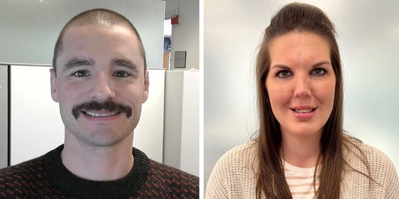 New staff Bob Brown and Michelle McPherson