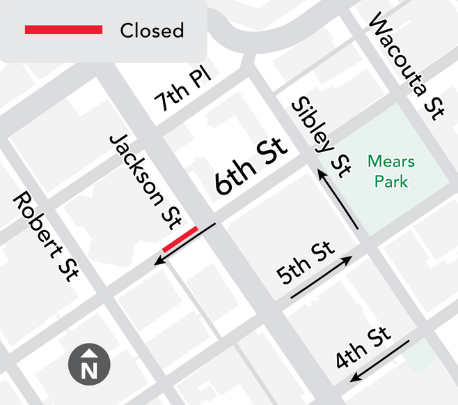 6th & Jackson Construction Map