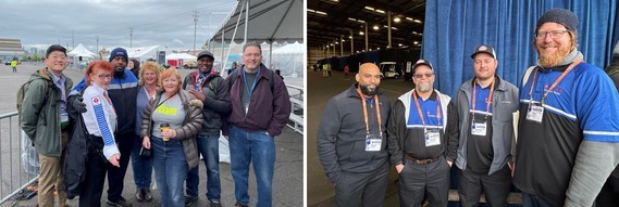 Metro Transit staff at the International Bus Roadeo event in Portland