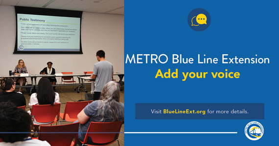 Photo of SDEIS hearing in Brooklyn Park