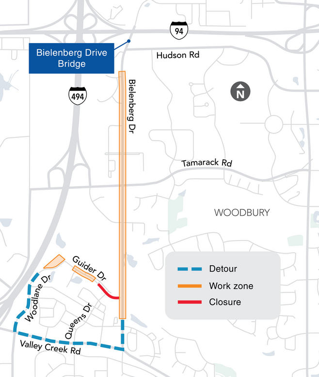 Woodbury Construction Map