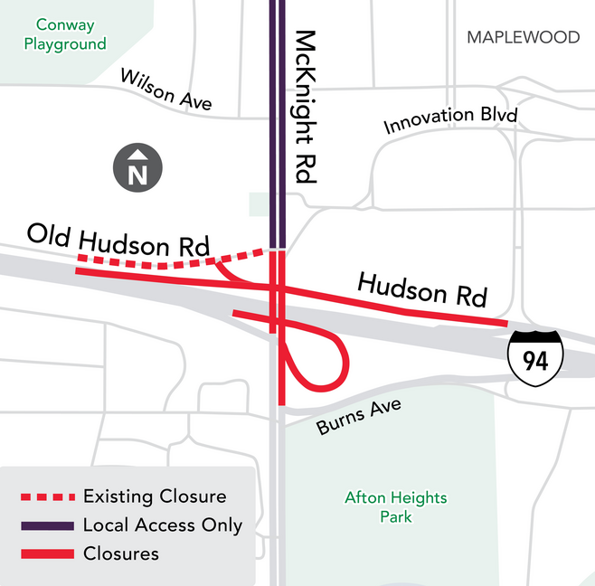McKnight Closure Map