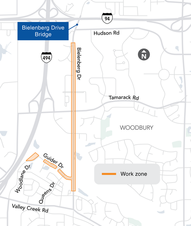 Updated Woodbury Construction Map